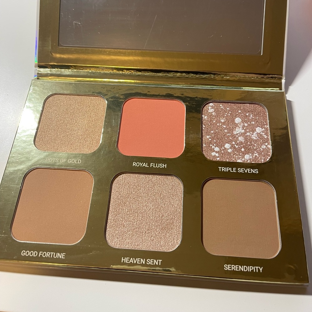 True and luscious lucky glow bronze and highlight palette